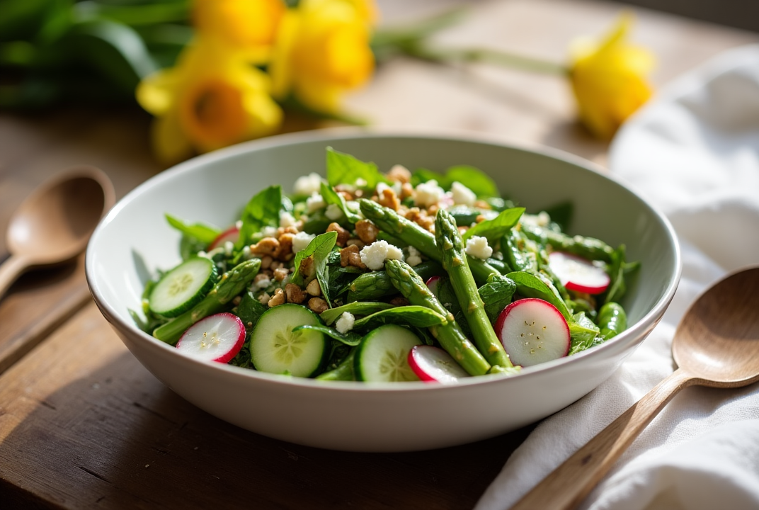 spring-vegetable-salad-with-mint-pesto